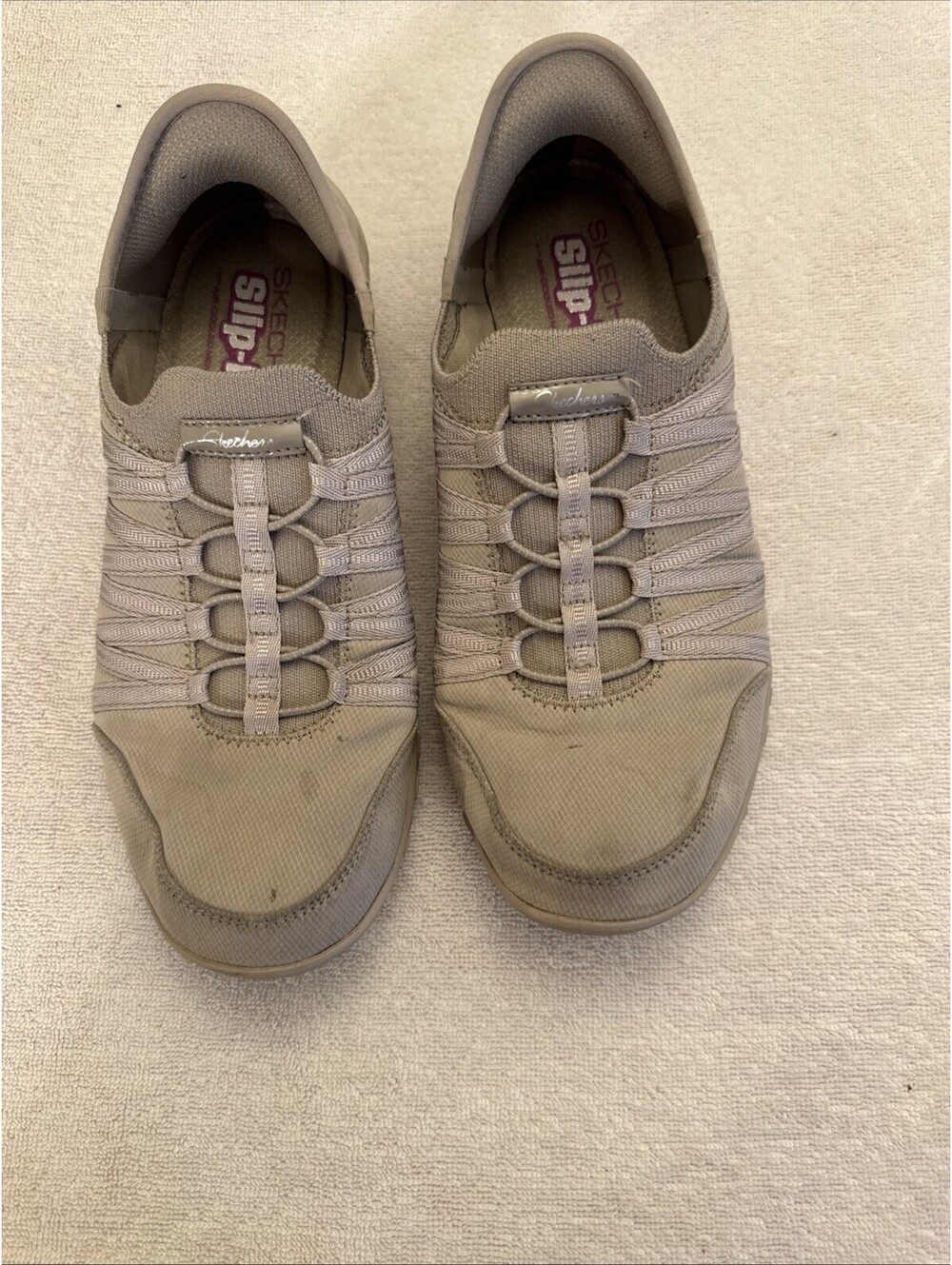 Sketcher Slip-in Womens Taupe Size 9.5